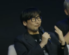 Hideo Kojima interagerar med fans under Death Stranding World Tour i Saudiarabien (bildkälla: PlayStation Arabia YT)
