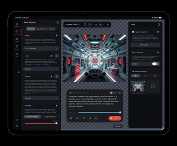 Apple iPad Pro M5 kör AI- och kreativa appar, vilket visar M5-chippets förbättrade GPU- och AI-prestanda (Bildkälla: Apple)