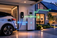 Moderna elbilar kan också fungera som dubbelriktade energilagringssystem och mata in energi till en enfamiljsvilla