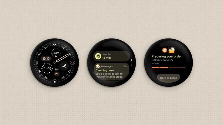 Wear OS 7 kan visa de realtidsuppdateringar som man känner igen från meddelanden i ” Android ”.