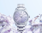 Grand Seiko SBGW323 har en mjuk och vacker lila Mt. Iwate-mönstrad urtavla inspirerad av kiri-blomman (Bildkälla: Grand Seiko)