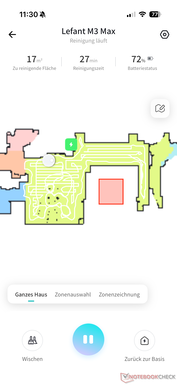 Översikt med rengöringsförlopp