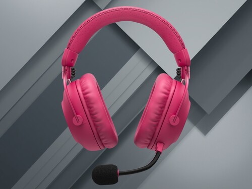 Logitech G Pro X 3 Lightspeed-spelheadset i magenta visas