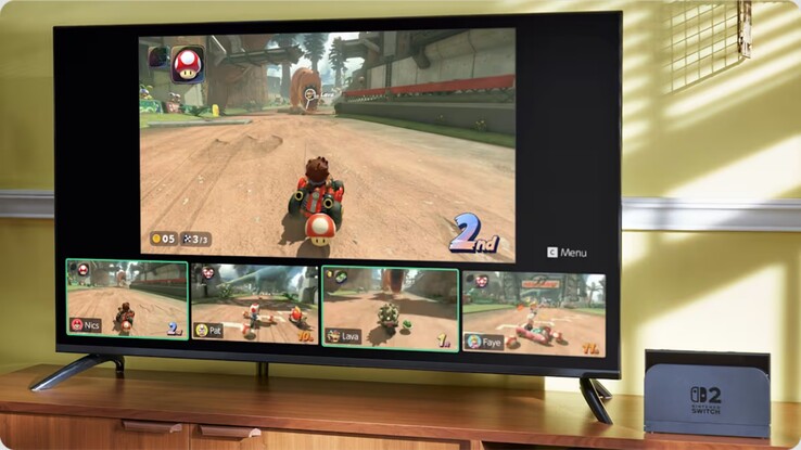 Nintendo Switch 2 GameChat minnesanvändning (Bildkälla: Nintendo of America)