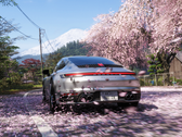 Baksidan av en Porsche 911 Carrera S som kör i Forza Horizon 6 i Japan