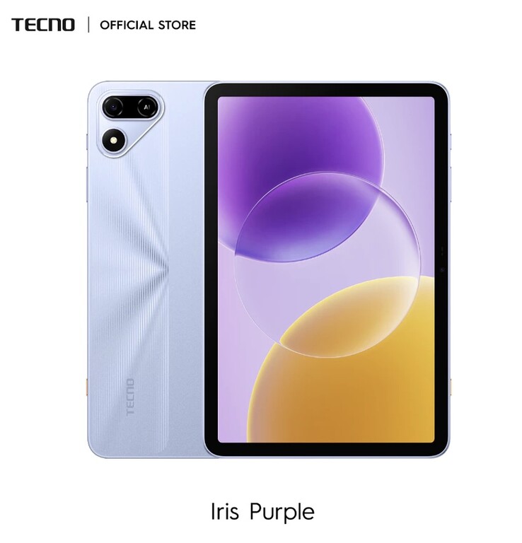 Tecno Megapad SE 2 i färgen Iris Purple.