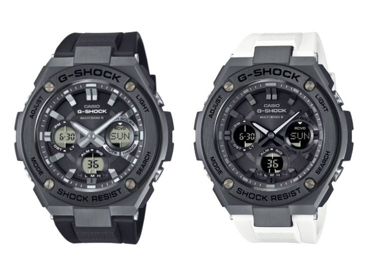 Från vänster till höger: GST-W110MS-1A och GST-W110MS-7A. (Bildkälla: Casio)