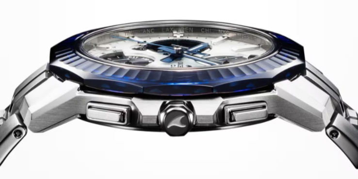 Casio Oceanus Manta OCWS6000PB7A är en relativt tunn klocka. (Bildkälla: Casio)