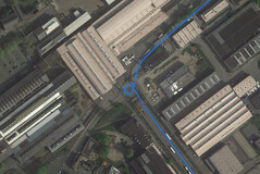 GPS-Test: Samsung Galaxy S10+ - Trafikplats