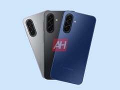 Inofficiell rendering av Galaxy A17 i tre färgvarianter. (Bildkälla: Android Rubriker)