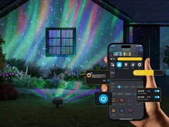 Govee&#039;s Outdoor Projector Light (bilden) är nu tillgänglig i USA. (Bildkälla: Govee)