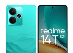 Realme 14T lanseras snart med ett vattentätt, IP69-certifierat hölje. (Bildkälla: Realme)