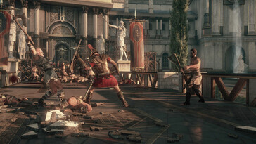 En bild som visar en strid i Ryse: Son of Rome.