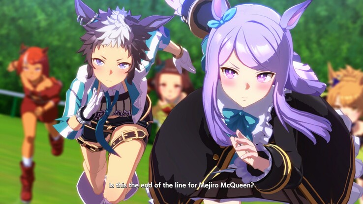 Umamusume: Pretty Derby anime jockeys som springer (Bildkälla: Steam)