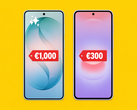 Galaxy A27 (till höger) har nu en hålkamera.