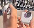 Den påstådda Insta360 Go 4S i offentlig användning. (Bildkälla: via Igor Bogdanov)