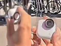 Den påstådda Insta360 Go 4S i offentlig användning. (Bildkälla: via Igor Bogdanov)