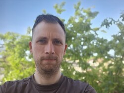 Selfie på Samsung Galaxy Tab S6 Lite 2024