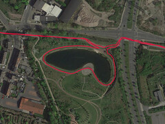 GPS-test: Apple iPhone 11 Pro - Cykeltur runt en sjö