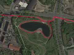 GPS-test: Apple iPhone 11 Pro - Cykeltur runt en sjö