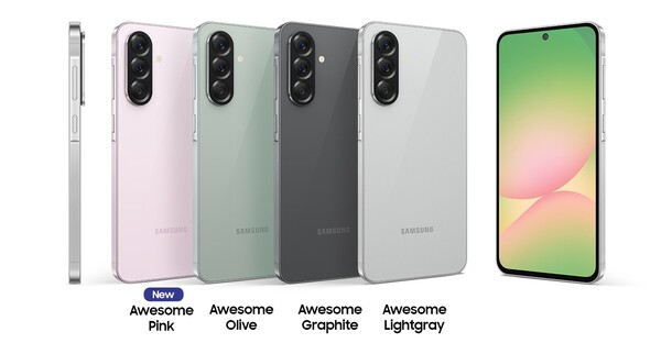 Galaxy A56 finns nu tillgänglig i en ny färg, Awesome Pink, i begränsad upplaga. (Bildkälla: Samsung)