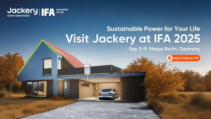 Jackery kommer att visa upp olika produkter på IFA 2025. (Bildkälla: Jackery)