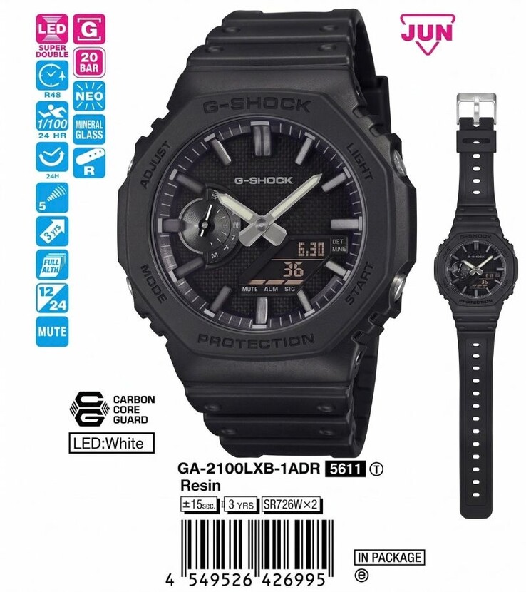 Klockan Casio G-Shock GA-2100LXB-1A