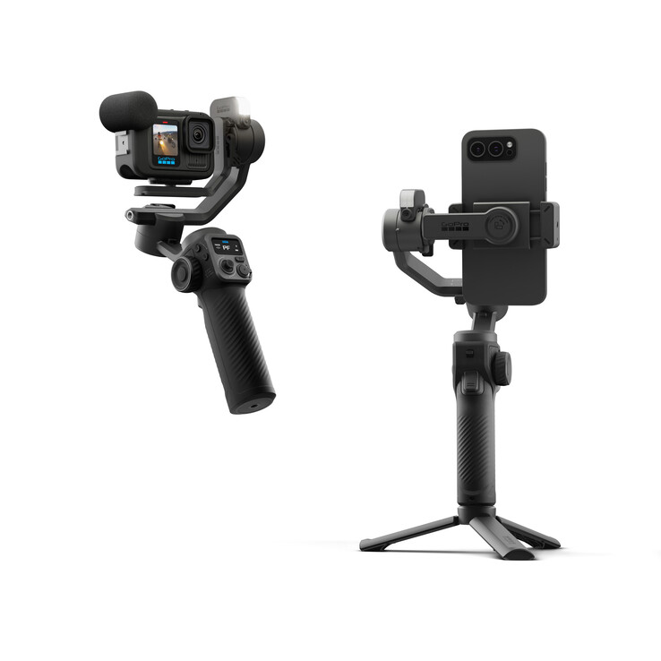 GoPro Fluid Pro AI Gimbal är kompatibel med actionkameror såväl som smartphones (Bildkälla: GoPro)