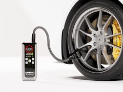 Gooloo GT160 Dual däckpump har en smart LED-display i färg (Bildkälla: Gooloo)