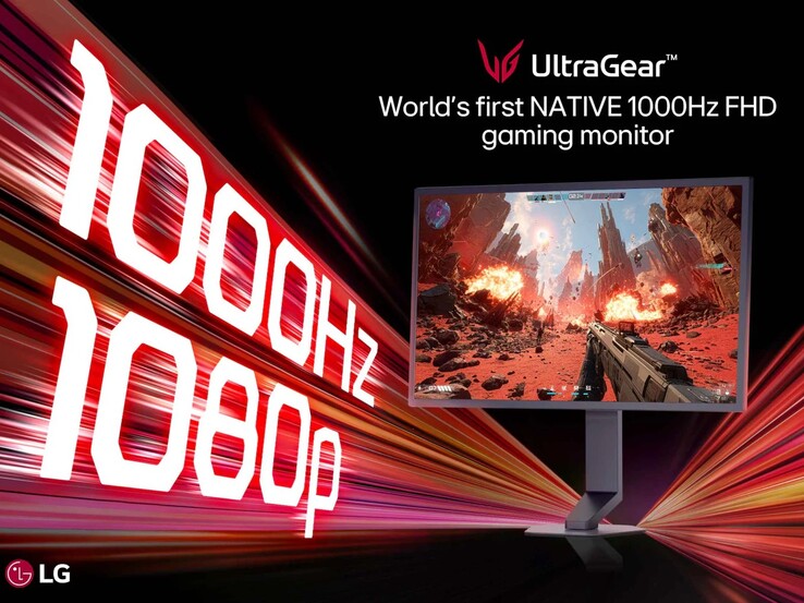 LG UltraGear 25G590B stöder 1000Hz vid 1080p.