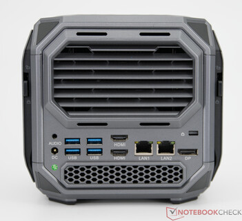 Acemagic M1A Pro+ - Anslutningar på bakpanelen