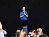 Apple VD Tim Cook vid ett företagsevenemang nyligen (Bildkälla: Apple)