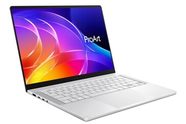Asus ProArt P14 visad i vinkel