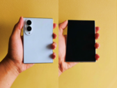 Läckt Galaxy Z Fold 8 (den bredare modellen) och Fold 8 Ultra designmodeller.