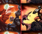 Det nya spelpaketet Heretic + Hexen innehåller uppgraderade texturer, moderna tillgänglighetsverktyg och ett uppdaterat soundtrack av Andrew Hulshult. På bilden - officiellt spelkonstverk. (Bildkälla: Steam - redigerad)