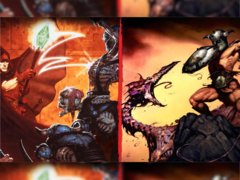 Det nya spelpaketet Heretic + Hexen innehåller uppgraderade texturer, moderna tillgänglighetsverktyg och ett uppdaterat soundtrack av Andrew Hulshult. På bilden - officiellt spelkonstverk. (Bildkälla: Steam - redigerad)