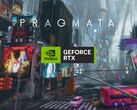 Pragmata-bannern med Nvidias GPU-logotyp visas