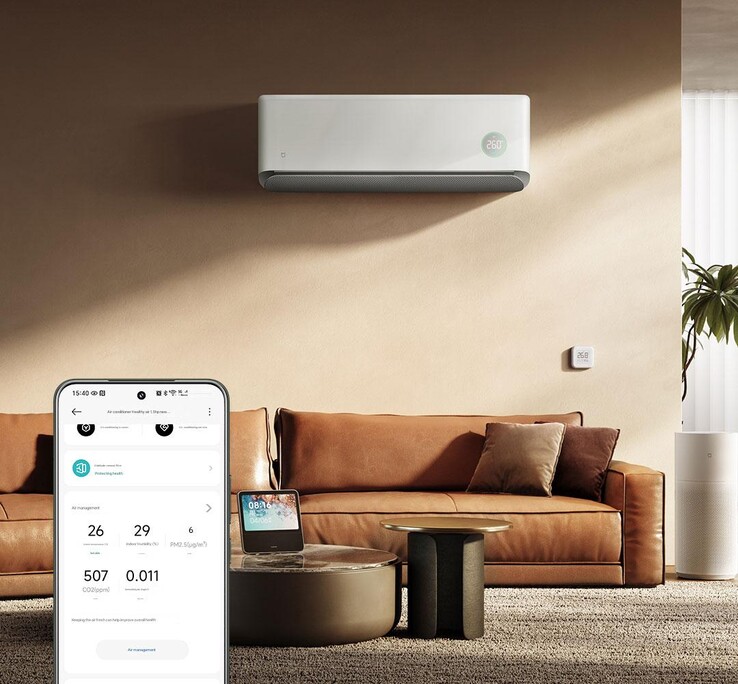 Xiaomi Mijia luftkonditionering hälsosam vind 1.5HP. (Bildkälla: Xiaomi, maskinöversatt)
