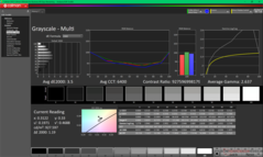 Gråskala före kalibrering