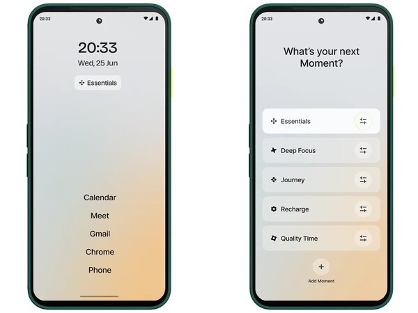 Fairphone 6 har ett distraktionsfritt läge som kan aktiveras med kalkbrytaren till höger. (Bildkälla: Fairphone)