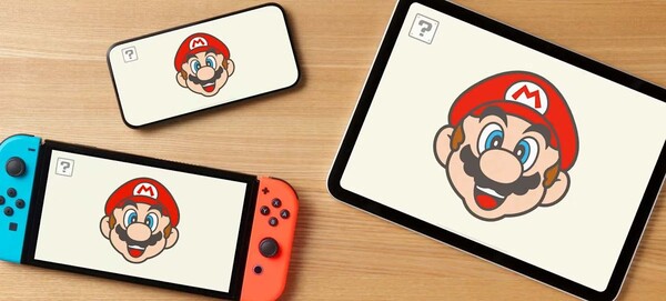 Appen Hello, Mario! finns tillgänglig för smartphones, surfplattor och systemen Nintendo Switch och Switch 2.