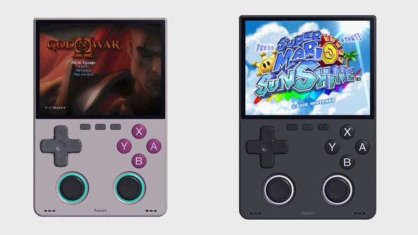 En uppdaterad design av MagicX Pocket Dream visar att styrspakarna nu sitter längst ner.