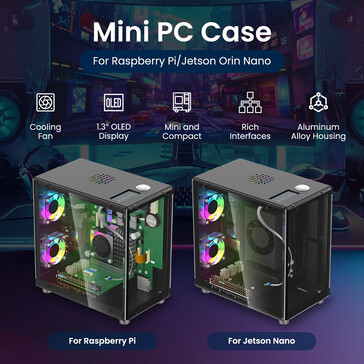 Huvudpunkterna i mini-PC-fodralet (Bildkälla: Elecrow)