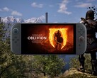 Oblivion Remastered Switch 2-porten visas på handhållen enhet