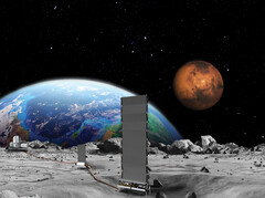 Conceot-bild. NASA:s Fission Surface Power-projekt. (Bildkälla: NASA)