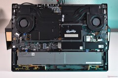 Insidan av Lenovo ThinkPad P16 Gen 3.