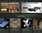 Den nya crowdfunding-sidan (se ovan) är i sin lanseringsfas men listar redan ett antal intressanta projekt (Bildkälla: MakerWorld)