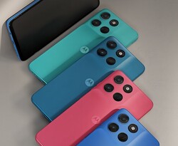 Färgalternativ för Moto G57 Power.