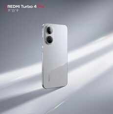 Redmi Turbo 4 i silver. (Bildkälla: Redmi)
