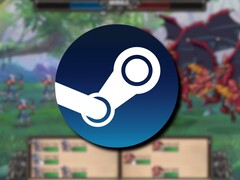 En bild som visar spelet Symphony of War: The Nephilim Saga och Steam-logotypen.